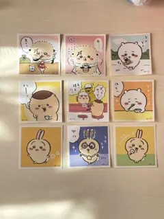 ちいかわ シール ステッカー 9枚セットとハチワレちいかわ3枚付き