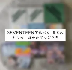 SEVENTEEN アルバムまとめ売り トレカ 他グッズ付き