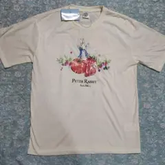 レモン 様専用新品超大きめS ピーターラビット万歳♪トマト&苺柄 Tシャツ生成りのサムネイル