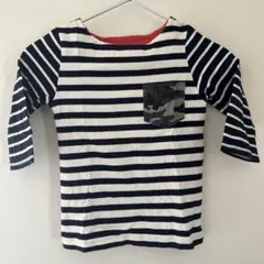 GLOBAL WORK ストライプ長袖Tシャツ L