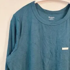 No Boundaries 【XXL】ティール 長袖Tシャツ タグ付き　シンプル