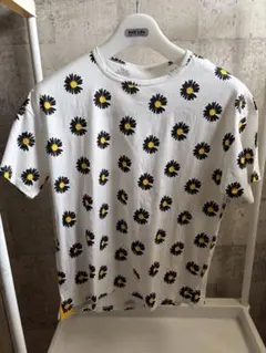 デイジー柄 総柄 Tシャツ ホワイトのサムネイル