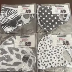 可愛い水着素材ファッションマスク（S）4点セット 商品No.Ｅ