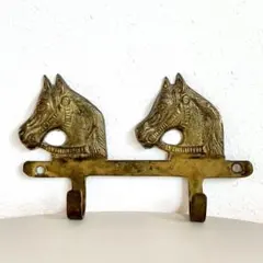 /ブロカント・古道具/ 馬顔フック②・フック2つ・オランダ