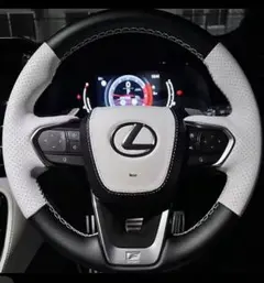 LEXUSレクサスNXハンドル 手縫い本革製 ステアリングカバー ヘーゼル