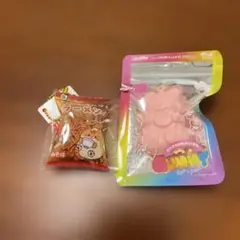 マシュログミくまスクイーズ＆シャカシャカラーメンスクイーズ