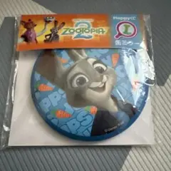 ズートピア2　ハッピーくじ　I賞　缶ミラー　ディズニー　ジュディホップス