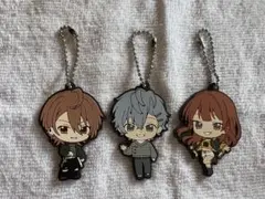 カラフルピーチ　ラバーキーホルダー 3個セット