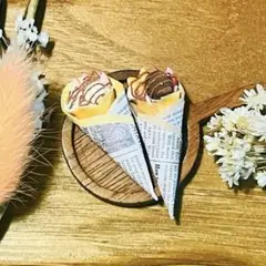 ハンドメイド　ミニチュア　クレープ　2点