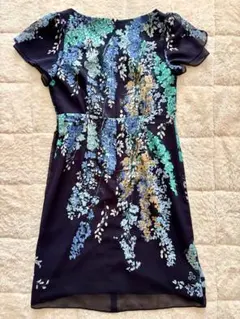 【美品】スーナウーナ 半袖ワンピース（花柄）