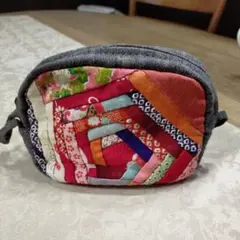 【60%off】ポーチ パッチワーク 和布