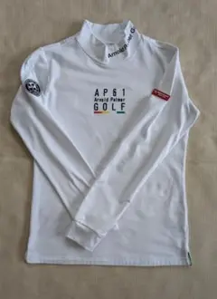 アーノルドパーマーArnold Palmer GOLF ハイネック M 白ロゴ入