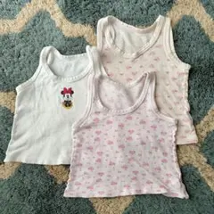 Disney baby ミニーマウス タンクトップ 3枚セット