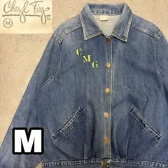 超人気】C.E シーイー ラバーワッペンロゴ ジップアップデニム 