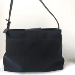 COACH コーチ ワンショルダーバッグ ナイロン×レザー 黒 F9K-7412