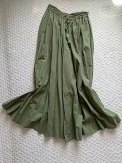 【LEPSIM】オリーブグリーン ガウチョパンツ　F☆美品