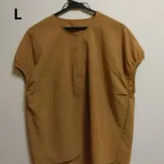 ノースリーブシャツ マスタード