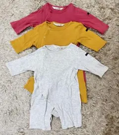 futafuta フタフタ ロンパース まとめ売り 3点セット