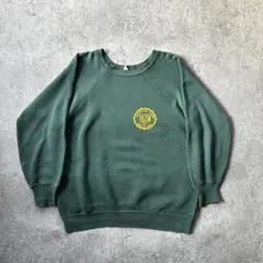 60s Champion カラーフロッキー ブラック スウェット - メルカリ