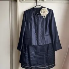 ネイビー ジャケットとドレス セット Lサイズ