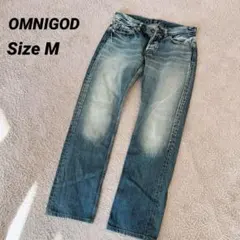 OMNIGOD オムニゴット　ストレートデニム　M　日本製　綿100　ブルー