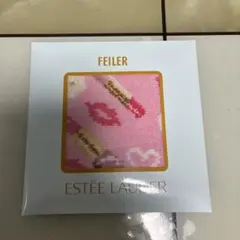 FEILER ESTEE LAUDER タオルハンカチ ピンク