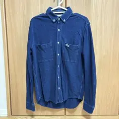 LACOSTE ブルー 長袖シャツ US M