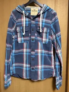 HOLLISTER フード付きシャツ US Sサイズ
