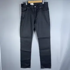 Nudie Jeans THIN FINN W32 L32 ブラックデニム 新品