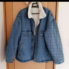 シーン　М　レディース　ボアジャケットジージャン