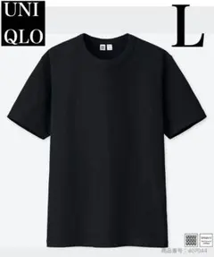 【新品未使用】ユニクロ UクルーネックT（半袖） L black