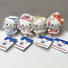 ハローキティ　マスコット　カラフルボンネット　セット