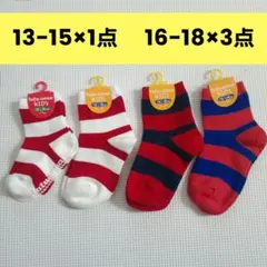 tutuanna キッズ 靴下 13-15 16-18 4足セット 新品未使用