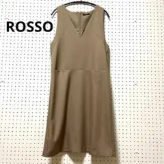 値下げ⭐︎ROSSO ノースリーブワンピース ベージュ Fサイズ　アーバンリサーチ