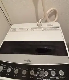 【2019年製】ハイアール 4.5kg 全自動洗濯機 JW-C45D ホワイト