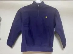 Carhartt 紫色 ハーフジップ トレーナー