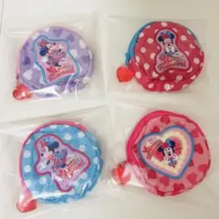 ディズニーリゾート ミニパル カプセルトイ コンプリート ポーチ 4種