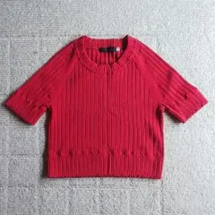 COCO DEAL／半袖リブニット