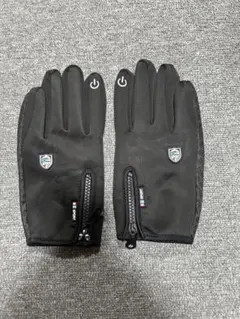 手袋 ブラック メンズ 裏起毛 防寒 防水 防風 保温 滑り止め スマホ対応