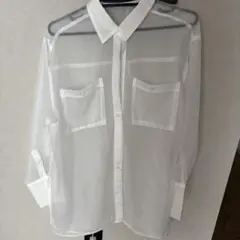 mystic シアーシャツ ホワイト Fサイズのサムネイル