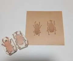 sale 消しゴムはんこ　カブトムシ　クワガタ