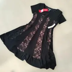 【新品未使用】R&M Richards ストレッチ レース ワンピース