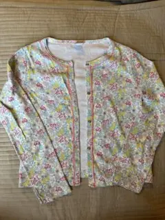 PETIT BATEAU 花柄カーディガン 8ans/128cm