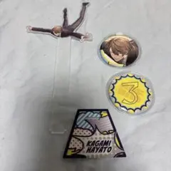 にじさんじ ROF-MAO 加賀美ハヤト 3周年グッズアクリルスタンド 缶バッジ