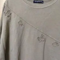 ドラッグストアーズ 刺繍 長袖 Ｔシャツ スタンディ