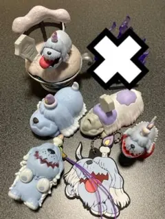 ポケモン　ポケットモンスター　ボチ　ハカドッグ　ガチャ　リーメント　6点セット