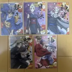 銀魂 吉原大炎上 ポストカード 神威 新八 神楽 阿伏兎 月詠