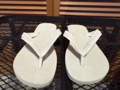 【22.0〜22.5cm】Havaianas ホワイト ビーチサンダル