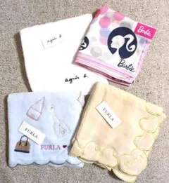 ハンカチ　まとめ売り　FURLA　アニエスベー　Barbie