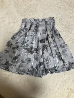 MISCH MASCH フラワープリント フレアスカート